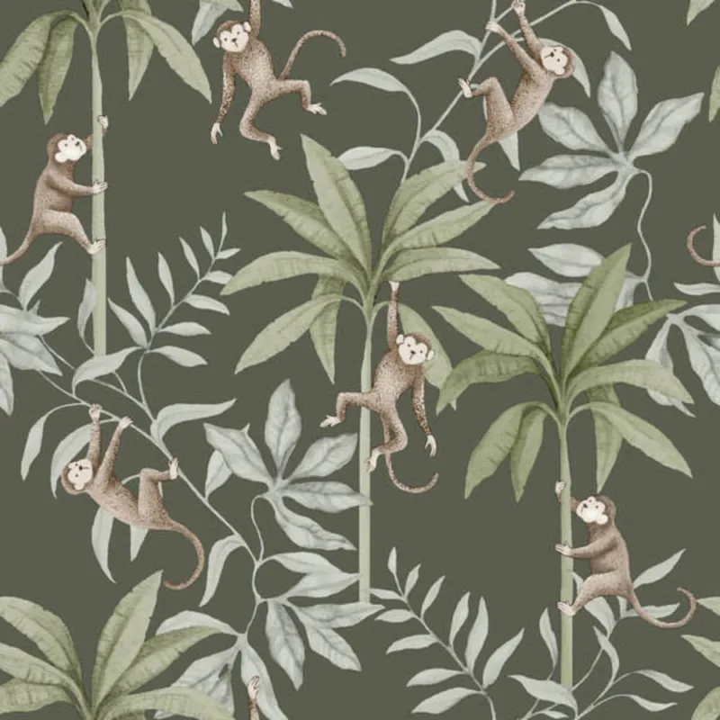 Gecertificeerd Borastapeter Newbie Wallpaper II Jungle Friends 6935 Behang