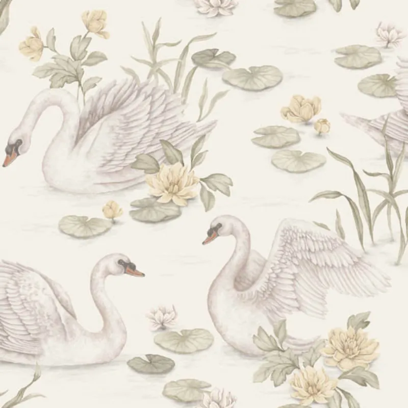 Op = Op Borastapeter Newbie Wallpaper II Lily Swan 6926 Behang