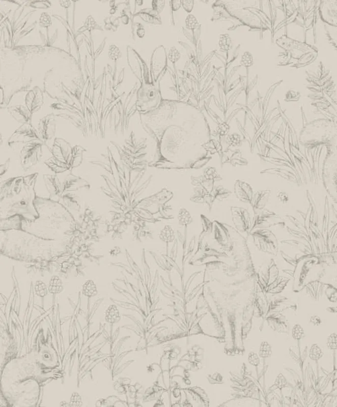 Direct Verzonden Borastapeter Newbie Wallpaper II Forest Friends 6922 Behang