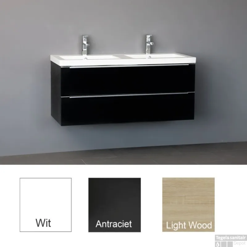 Badmeubel Senzo Keramiso 120 cm (In 2 kleuren leverbaar) Premium