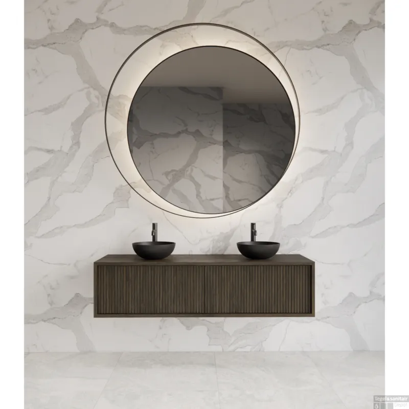 Veilige Betaling Onderkast Gliss Design Heronimus 140x45x35 cm 2 Laden Met Topplaat Charcoal