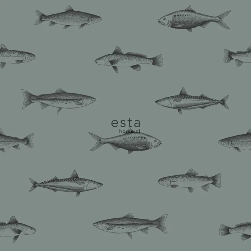 Superprijs Behang Esta Home Regatta Crew - Surf Edition 128874