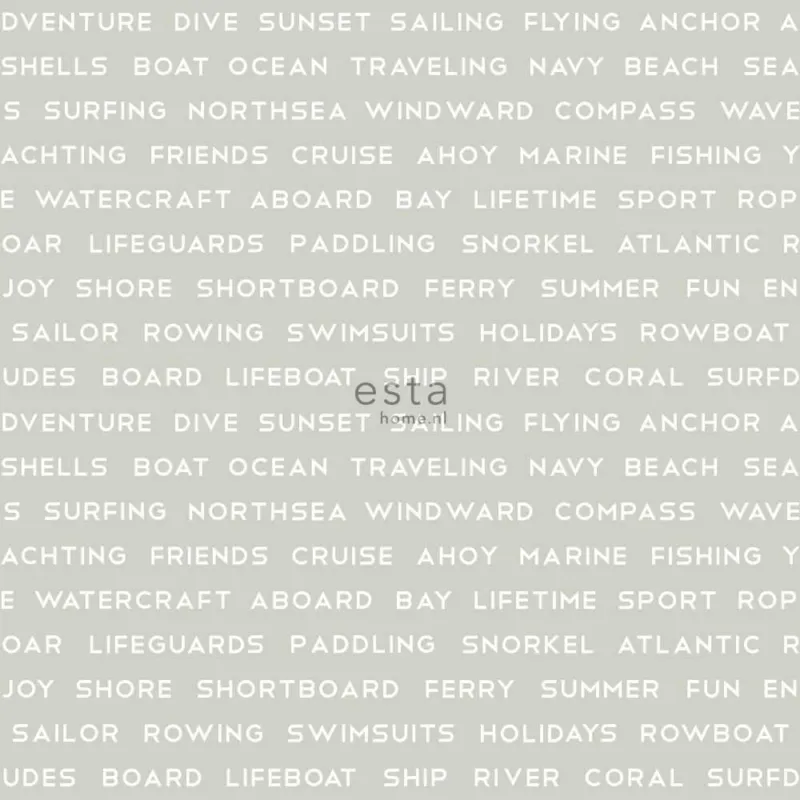 Behang Esta Home Regatta Crew - Surf Edition 138958 Nieuw