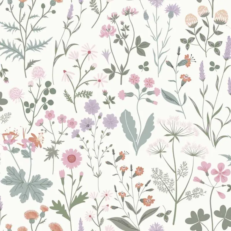 Behang Esta Home Vintage Flowers 139482 Flitsaanbieding