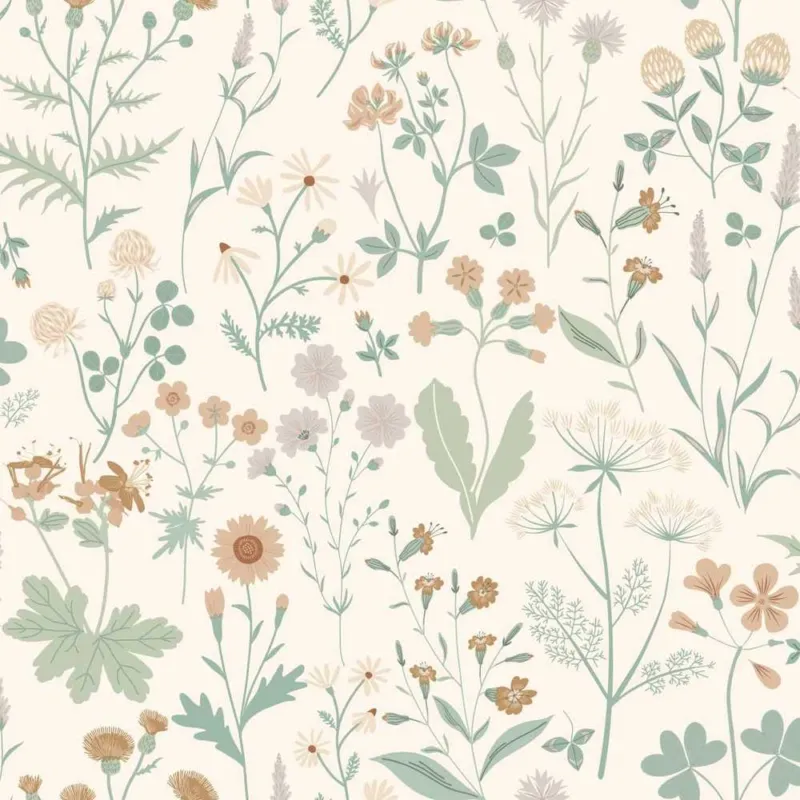 Behang Esta Home Vintage Flowers 139481 Finale Uitverkoop