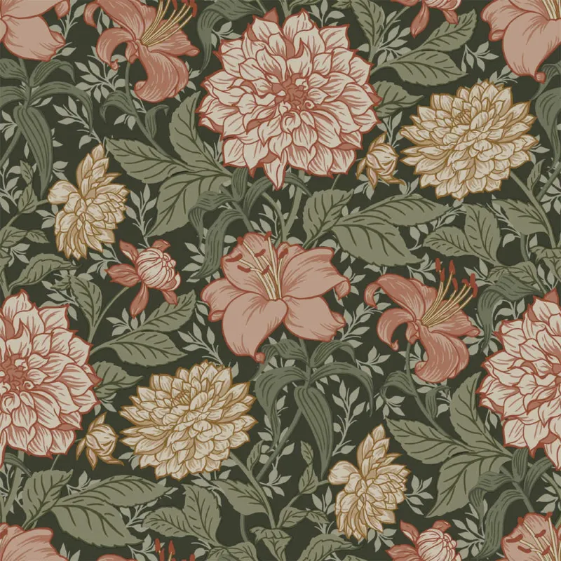 Dagaanbieding Behang Esta Home Vintage Flowers 139381