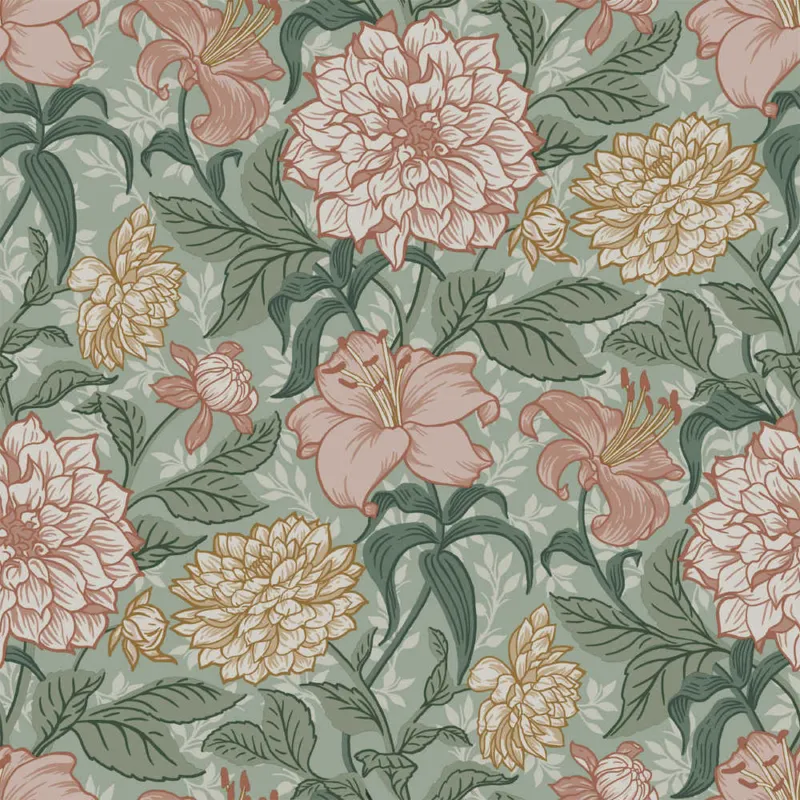 Behang Esta Home Vintage Flowers 139378 Gecertificeerd