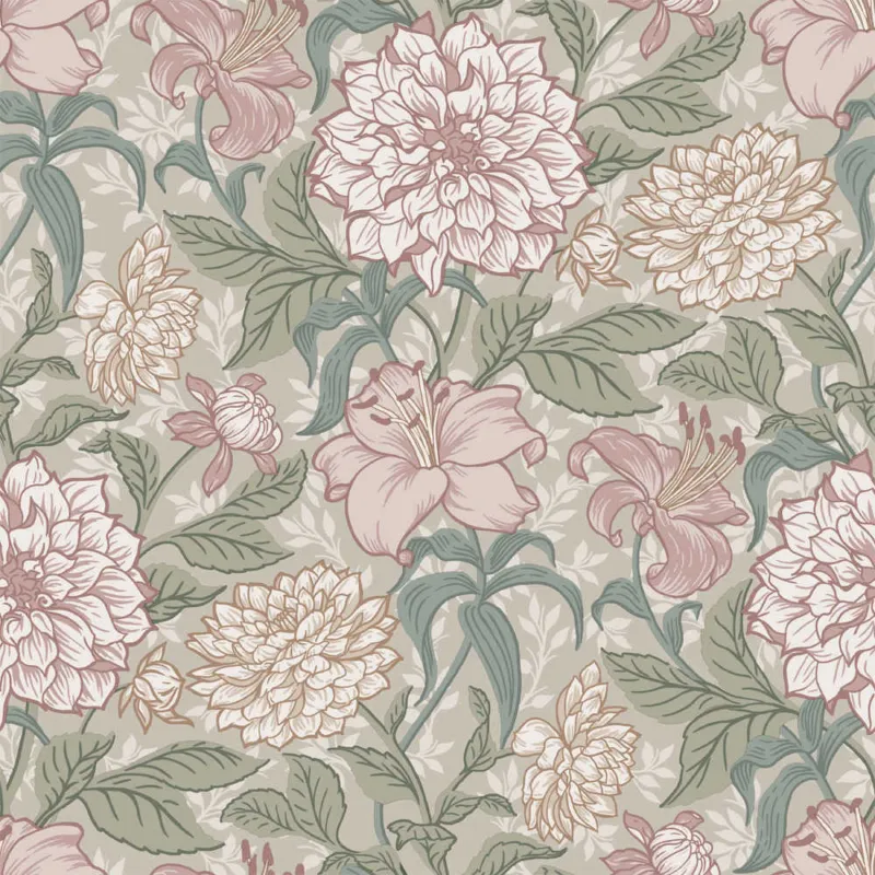 Behang Esta Home Vintage Flowers 139377 Betaalbaar