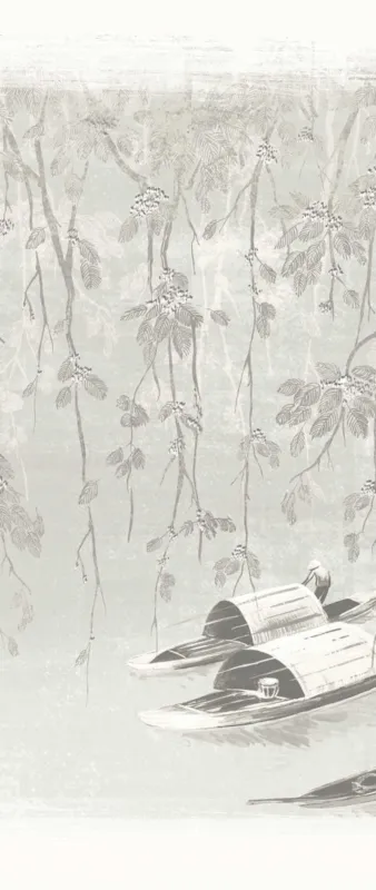 Khroma by Masureel Kimono DGKIM2012 River Mist Behang Op = Op