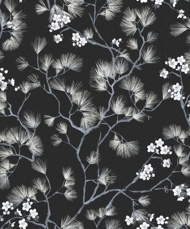 Hoge Kwaliteit Khroma by Masureel Kimono KIM105 Haru Night Behang