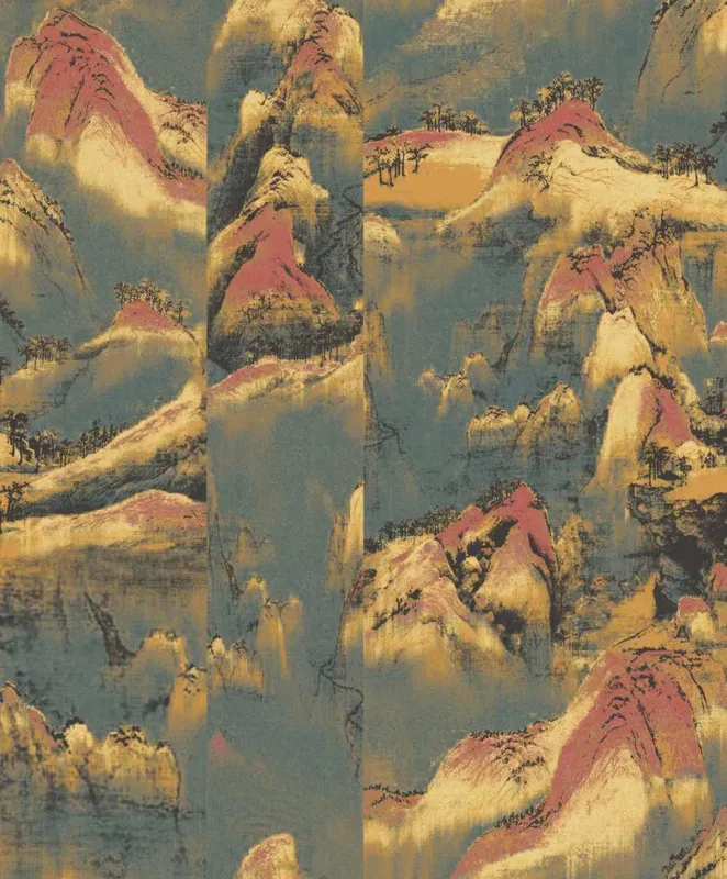Khroma by Masureel Kimono KIM302 Akiyama Topiara Behang Beperkte Voorraad