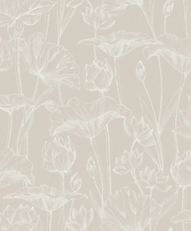 Zoom by Masureel Lotus LOT301 Lotus Linen Behang Superprijs