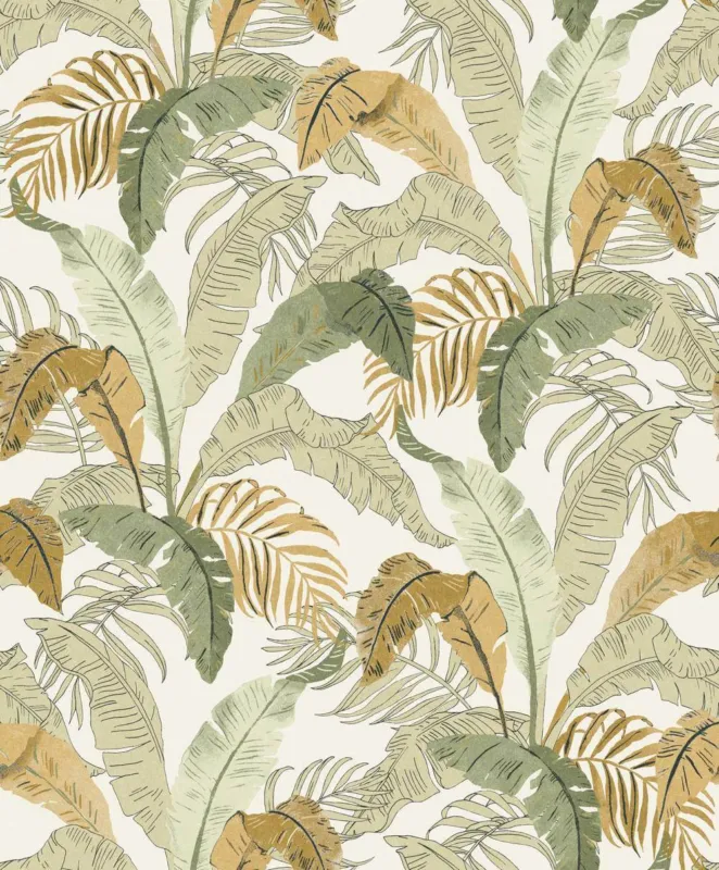 Koop Online Zoom by Masureel Lotus LOT004 Botanic Topiara Behang