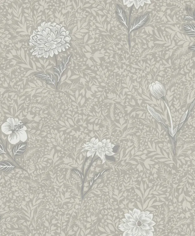 Exclusieve Aanbieding Zoom by Masureel Olivia OLI302 Dahlia Mastic Behang