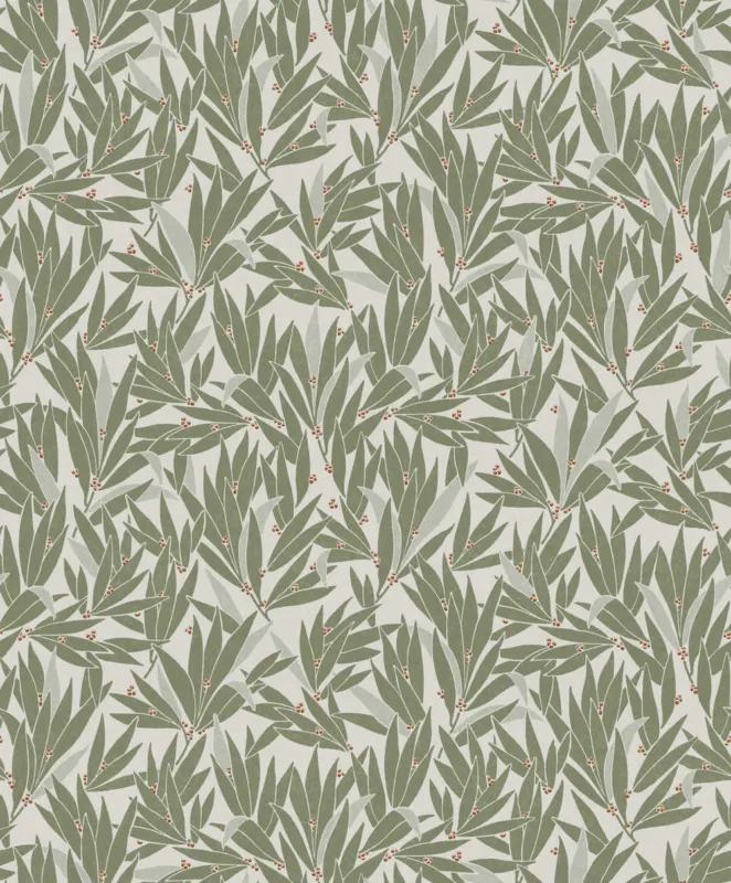 Voordeelprijs Zoom by Masureel Olivia OLI403 Lauris Olive Behang