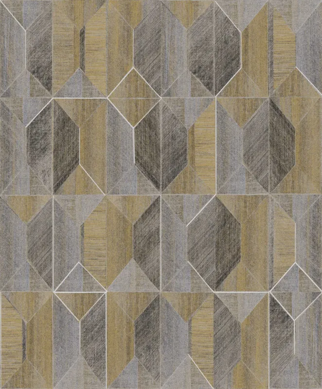 Khroma by Masureel Prisma PRI006 Marquetry Acacia Behang Merkproduct