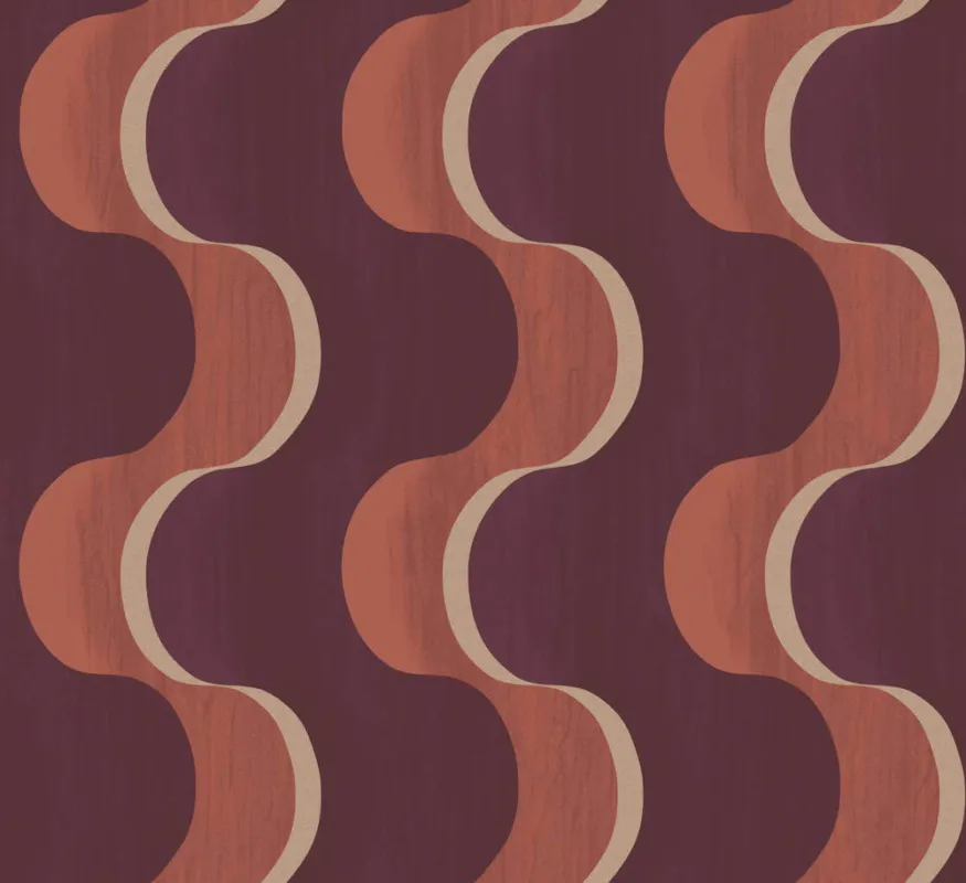 Direct Beschikbaar Masureel Rhapsody RHA104 Flow Russet Behang