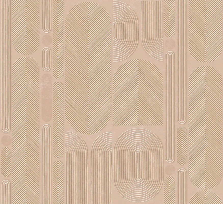 Direct Beschikbaar Masureel Rock ROC204 Ovala Peach Behang