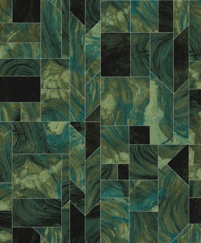 Exclusieve Aanbieding Khroma by Masureel Spirit of Nature SPI702 Theila Emerald Behang