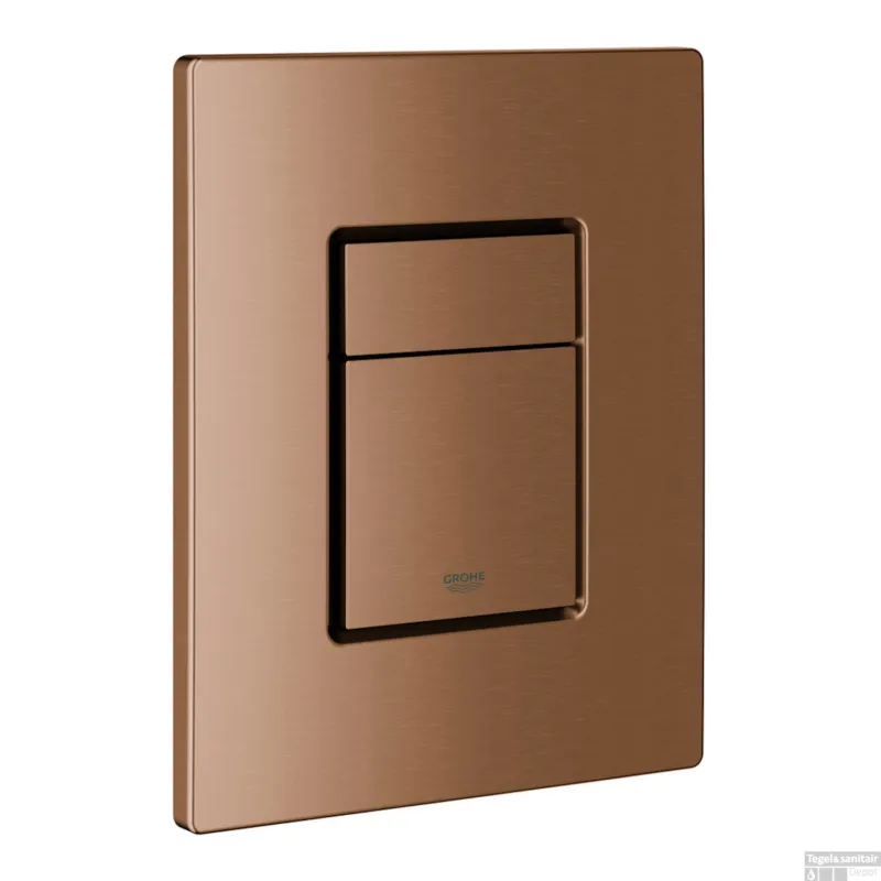 Lage Kosten Bedieningsplaat GROHE Skate Cosmopolitan DualFlush Warm Sunset Geborsteld