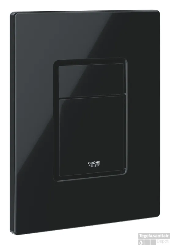 Bedieningsplaat GROHE Even Glossy Black Must-Have