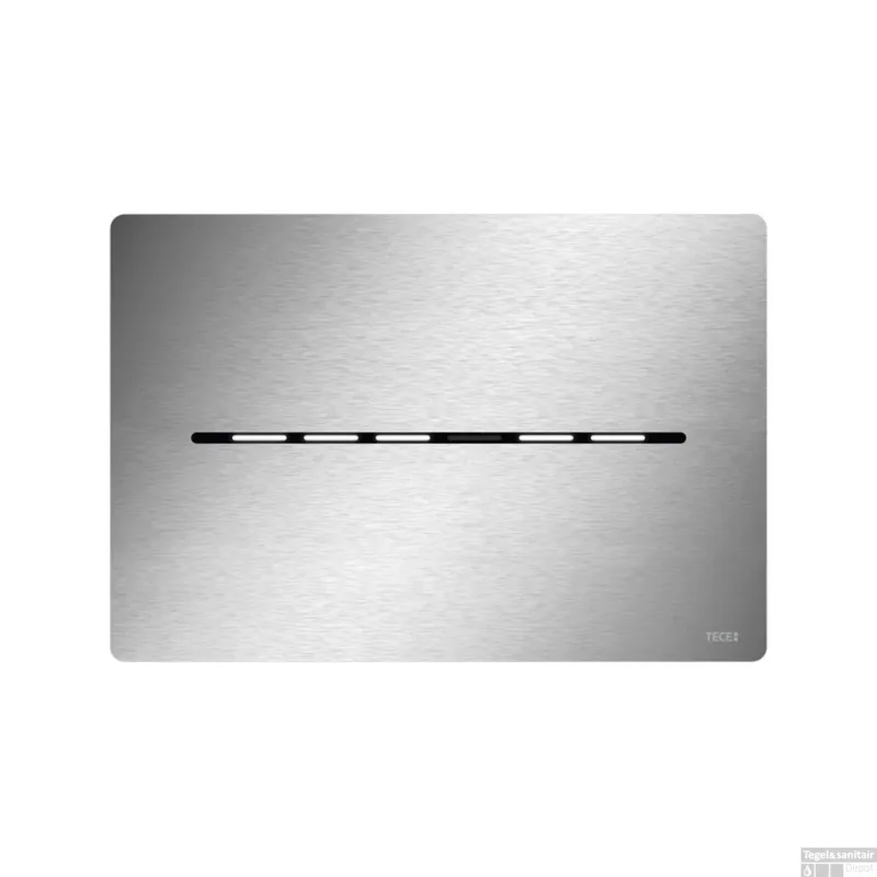 Bedieningsplaat Elektronisch TECE Solid Met Handsfree Bediening 12V Net - Geborsteld RVS - Anti-Fingerprint Finale Uitverkoop