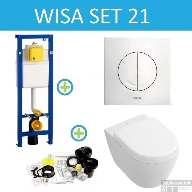 Wisa XS Subway 2.0 Compact Argos set21 Wit Koopje