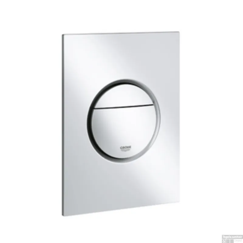 Finale Uitverkoop Bedieningsplaat GROHE Nova Cosmopolitan S WC DF 13x17,2cm MatChroom