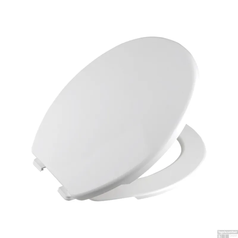 Toiletzitting Sapho Helena Universeel Polypropyleen 39.2x46 cm Wit Koop Vandaag