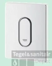 GROHE Arena Cosmopolitan Urinoir Bedieningsplaat Tweeknops Frontbediening Wit Uitverkoop