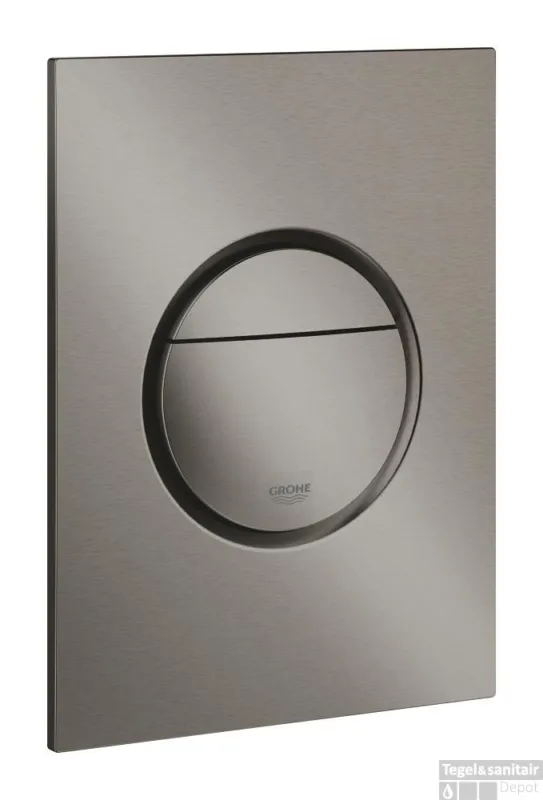 Bestel Nu Bedieningsplaat GROHE Nova S Hard Graphite Geborsteld