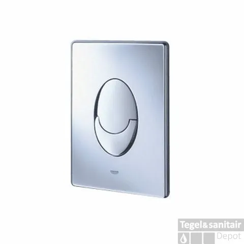 Finale Uitverkoop GROHE Rapid Sl Bedieningsplaat Dual Flush Verticaal Chroom