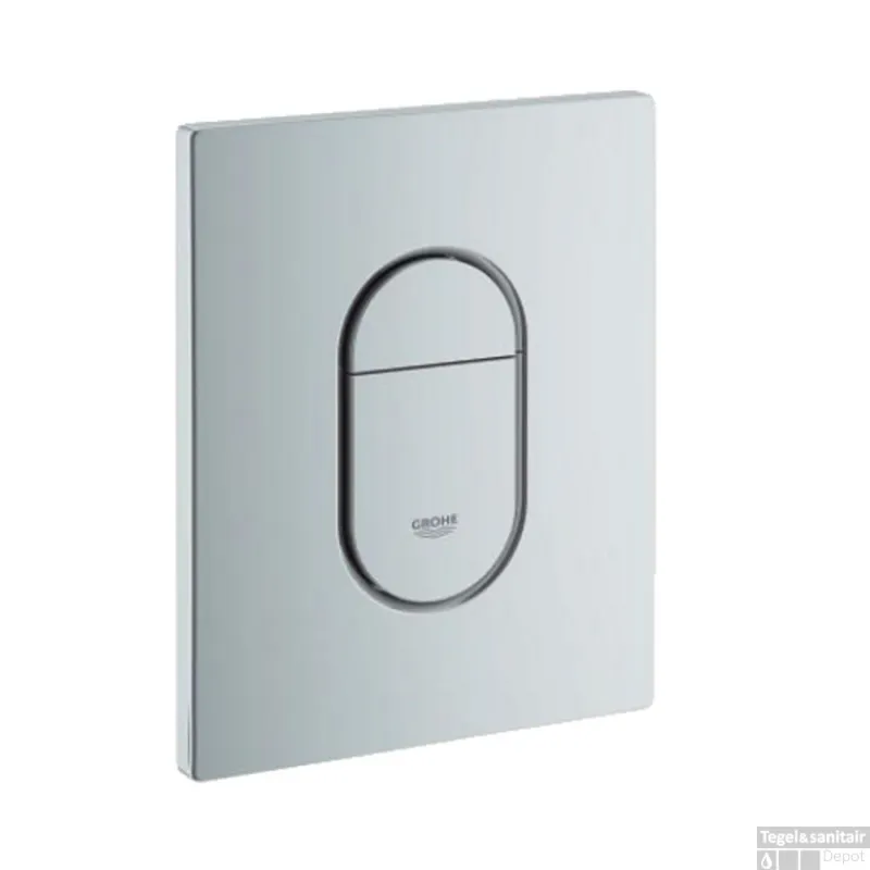 GROHE Arena Cosmopolitan Bedieningsplaat Tweeknops Frontbediening Verticaal Mat Chroom Express Levering