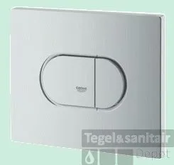 GROHE Arena Cosmopolitan Bedieningsplaat 2-knops Frontbediening Horizontaal Mat Chroom Speciale Aanbieding