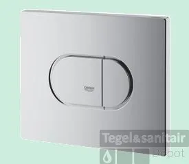 Gratis Retour GROHE Arena Cosmopolitan Bedieningsplaat 2-knops Frontbediening Horizontaal Chroom