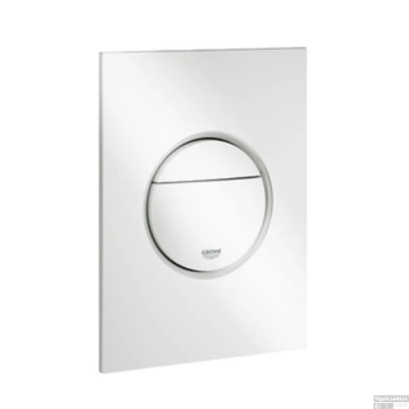 Laatste Versie Bedieningsplaat GROHE Nova Cosmopolitan S WC DF 13x17,2cm Alpine Wit