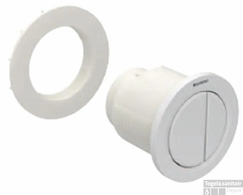 Beperkt Aanbod Geberit Type 01 2-knops Pneumatische Meubeldrukker Wit