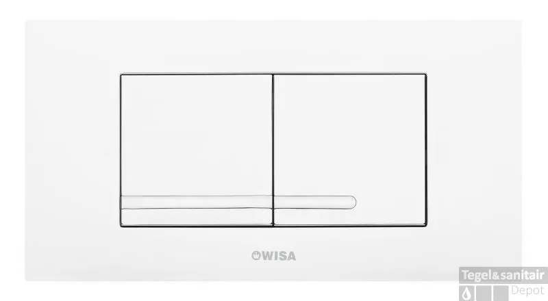 Koop Vandaag Wisa Xt Kantos Bedieningsplaat Dualflush Chroom