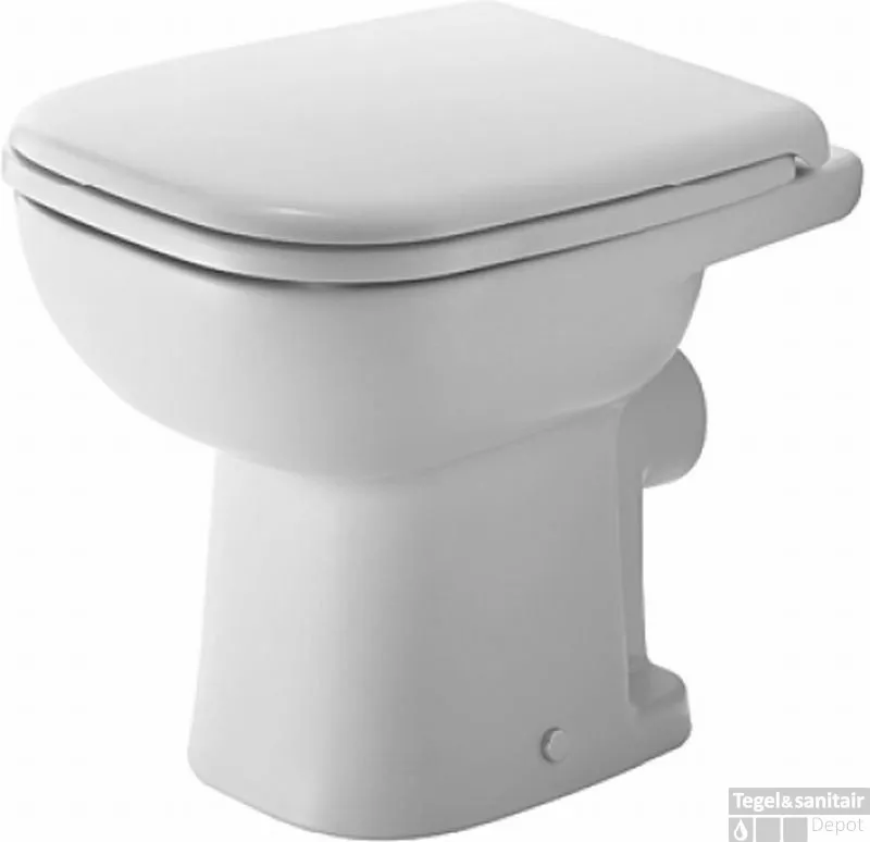 Duravit D-code Closet Pk Diepspoel Met Bevestiging Wit Beperkte Voorraad