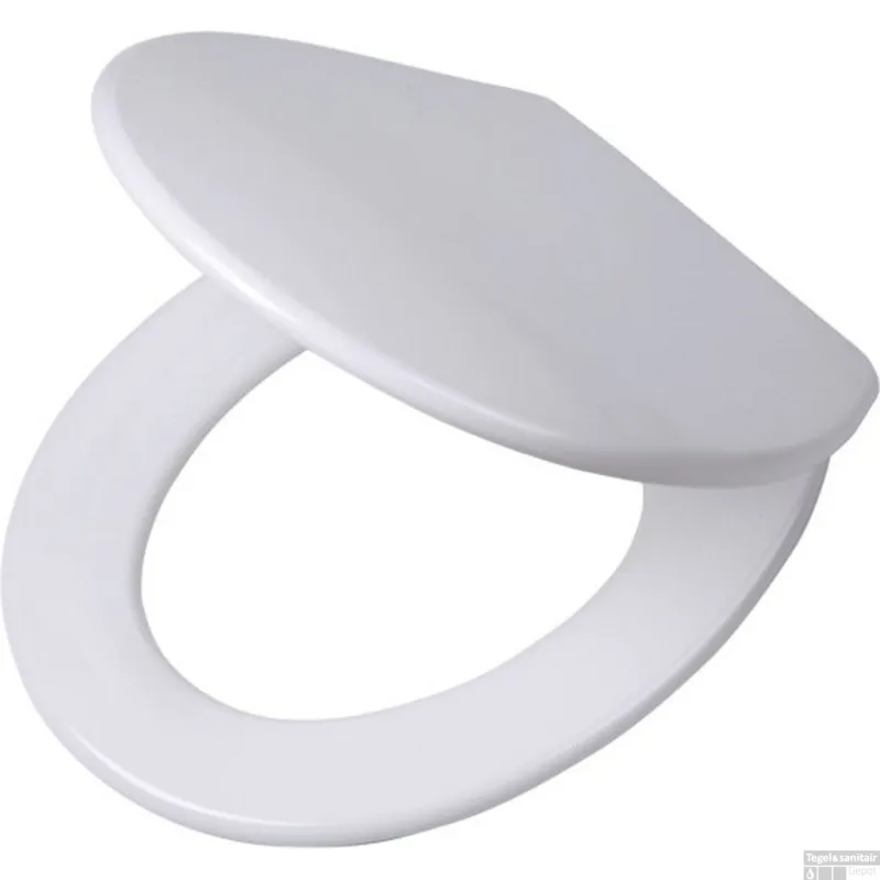 Toiletzitting Tiger Boston Softclose Duroplast Chroom Wit Superprijs