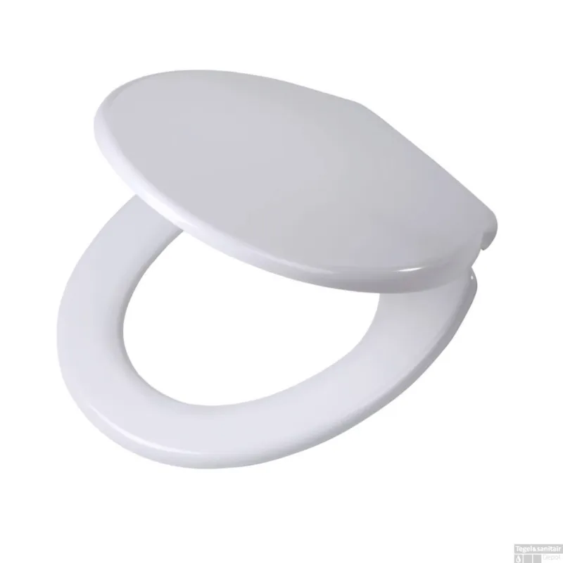 Hoge Kwaliteit Toiletzitting Tiger Boston Softclose Duroplast RVS Wit