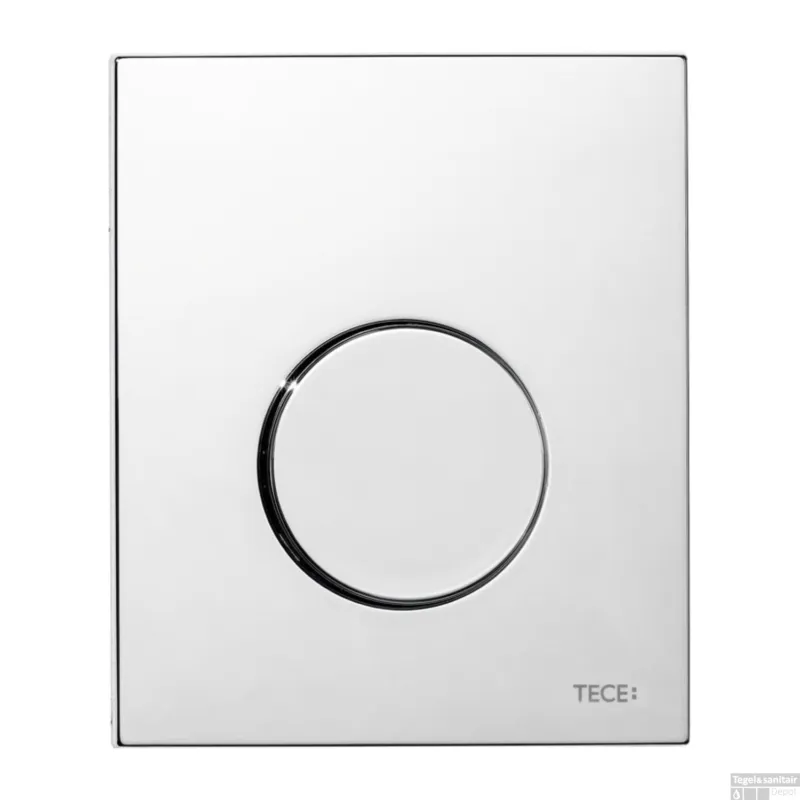 Express Levering Urinoir Bedieningsplaat TECE Loop Kunststof 10x12 cm Glanzend Chroom