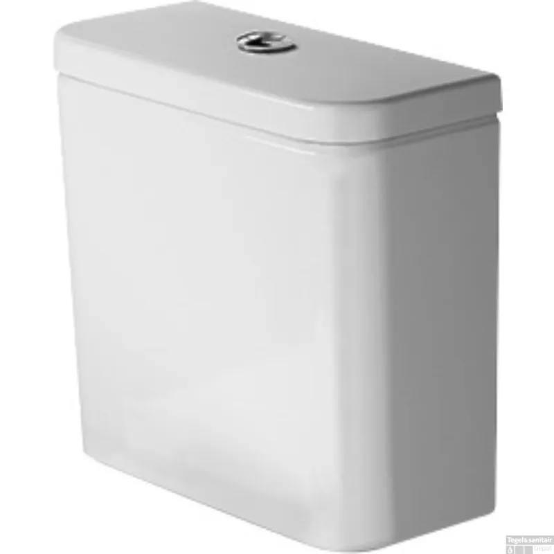 Korting Duoblokreservoir Duravit No.1 Met Binnenwerk Met Aansluiting Links 6L Dualflush Hoogglans Wit