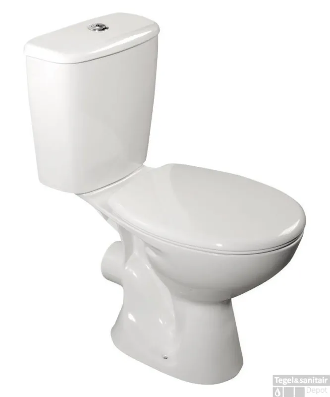 BWS Juan Staand Toilet Glans Wit PK Voordeelprijs