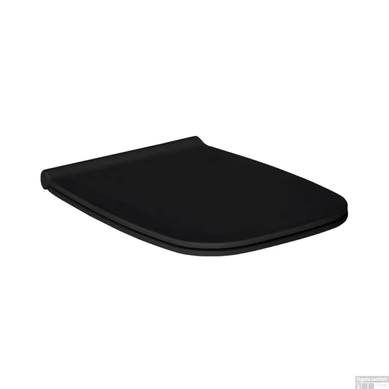 Hete Deal Toiletzitting Salenzi Nur Soft-Close Quick Release Mat Zwart