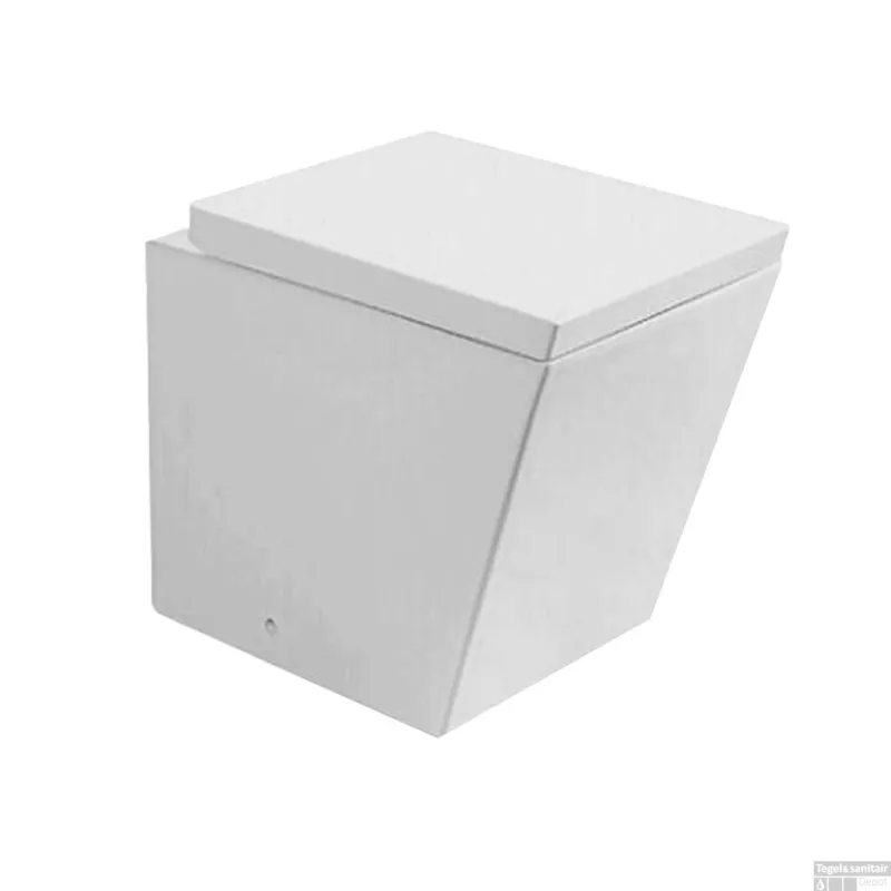 Wandcloset Best Design Schnell One-Pack 56x36x39 cm Hoogglans Wit (inclusief zitting) Seizoensaanbieding