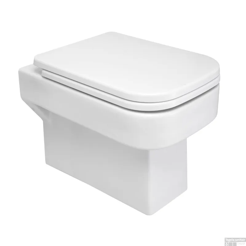 Betrouwbaar BWS Wandcloset Spirits EasyCleaning Diepspoel Met Toiletzitting Wit
