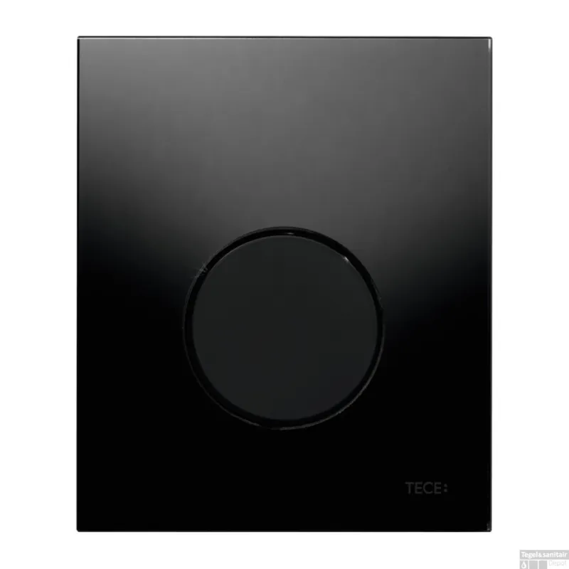 Urinoir Bedieningsplaat TECE Loop Glas Zwart 10,4x12,4 cm (met zwarte toets) Beperkt Aanbod