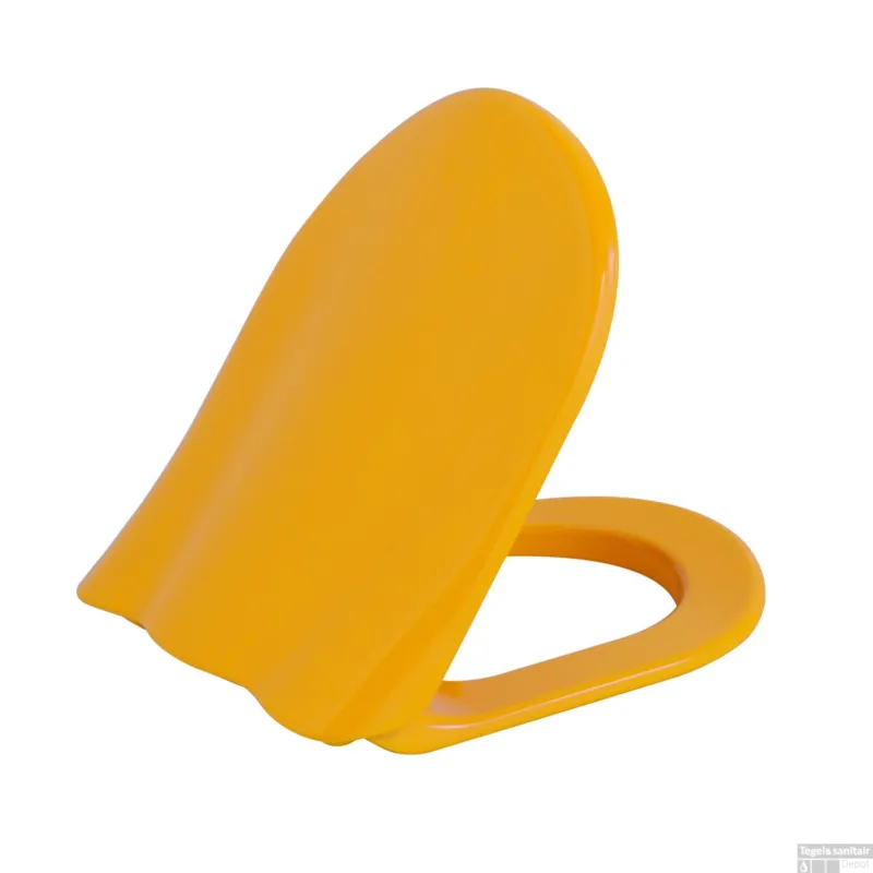 Toiletbril BWS Ducky 37 x 30.3 Cm Geel Korting