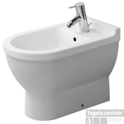 Op = Op Duravit Starck 3 Bidet 36 X 56 Cm. Wit